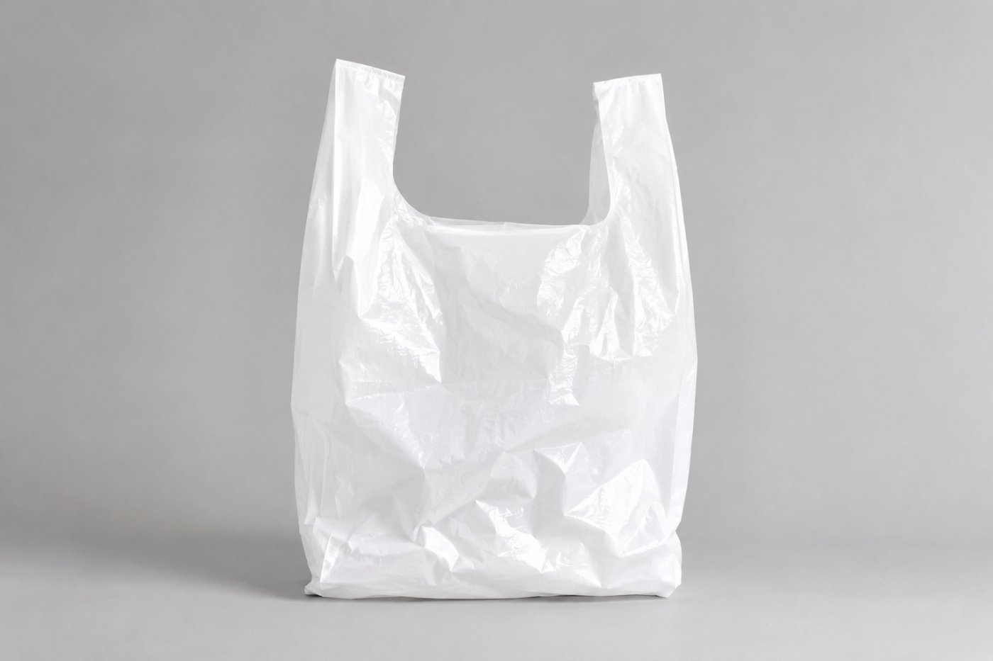 Sac plastique professionnel, vue de face